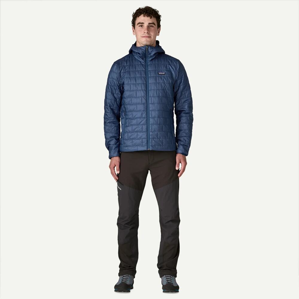 Patagonia Nano Puff Hoodie Men's XL, Clement Blue, NWT - Picture 4 of 6
